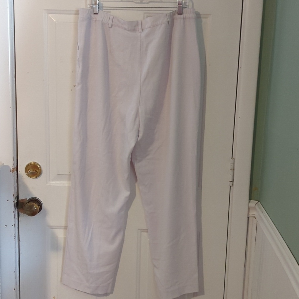 Koret White Pants Size 16 Work Or Summer Stretch - Picture 5 of 14